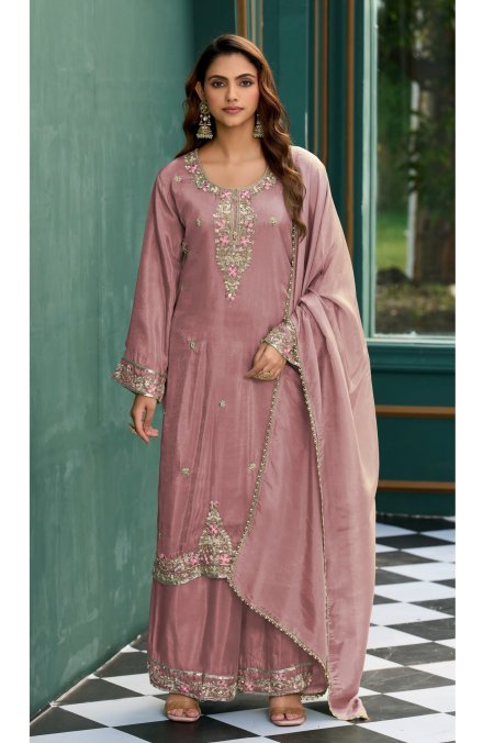 D 3553 A To D By Deepsy Viscose Tissue Silk Readymade Salwar Suits 